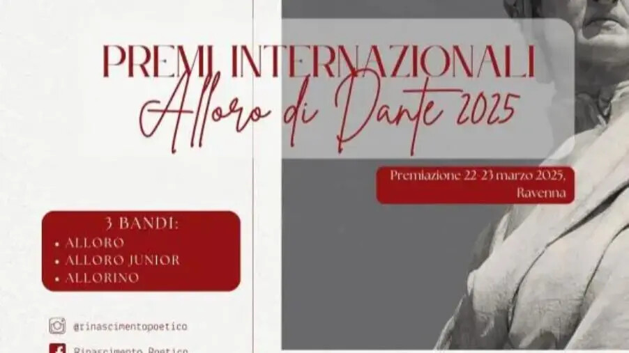 images Il poeta calabrese Luciano Tribisonda in finale al Premio internazionale “Alloro di Dante”
