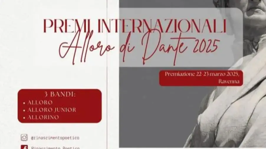 images Il poeta calabrese Luciano Tribisonda in finale al Premio internazionale “Alloro di Dante”