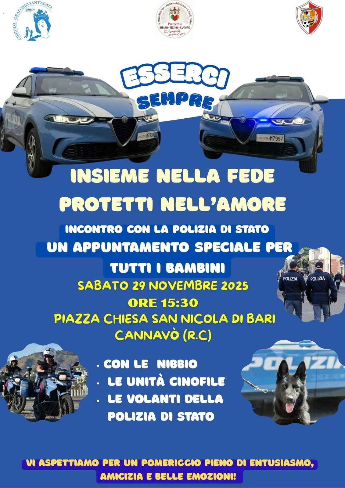 La Parrocchia di Prumo–Riparo–Cannavò promuove 3 incontri su giustizia, amore e rispetto della persona 