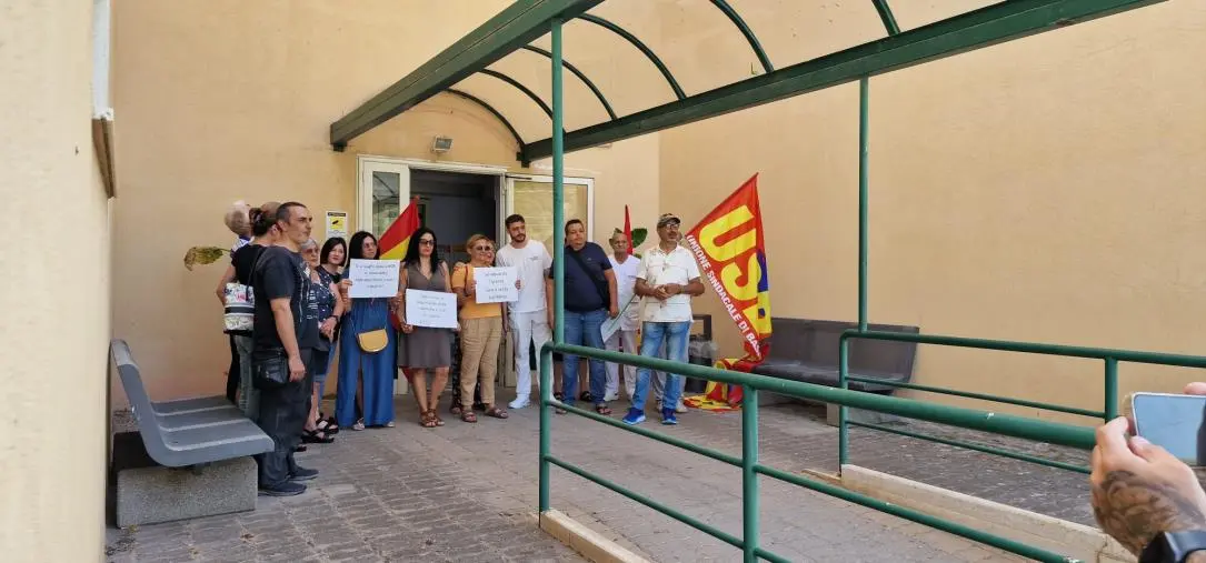 images USB Catanzaro occupa la struttura sanitaria di Fondazione Karol Betania