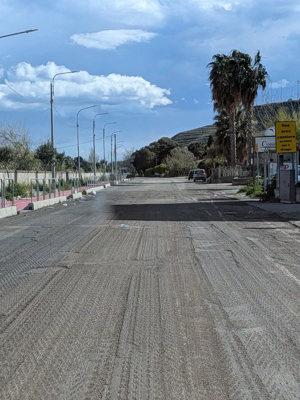 Asfalto su via Conti Falluc, Barberio: "Messa in sicurezza della strada in prospettiva della pista ciclabile"