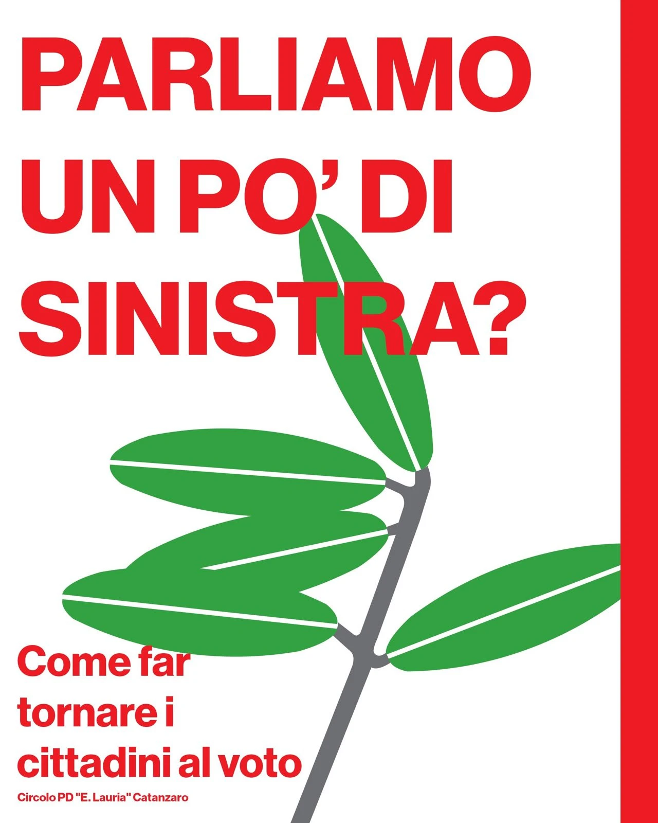 A Catanzaro uovo appuntamento del ciclo “Parliamo un po’ di sinistra?” 