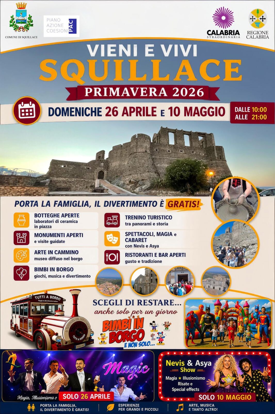 images Squillace si prepara alla primavera: eventi, cultura e famiglie protagonisti nel borgo storico