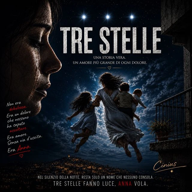 "Tre Stelle": il nuovo brano di Cinius nato da una storia che ha toccato il cuore di Catanzaro