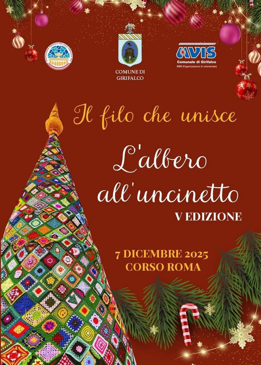 A Girifalco torna la V edizione de “Il filo che unisce - l’Albero all’uncinetto” 