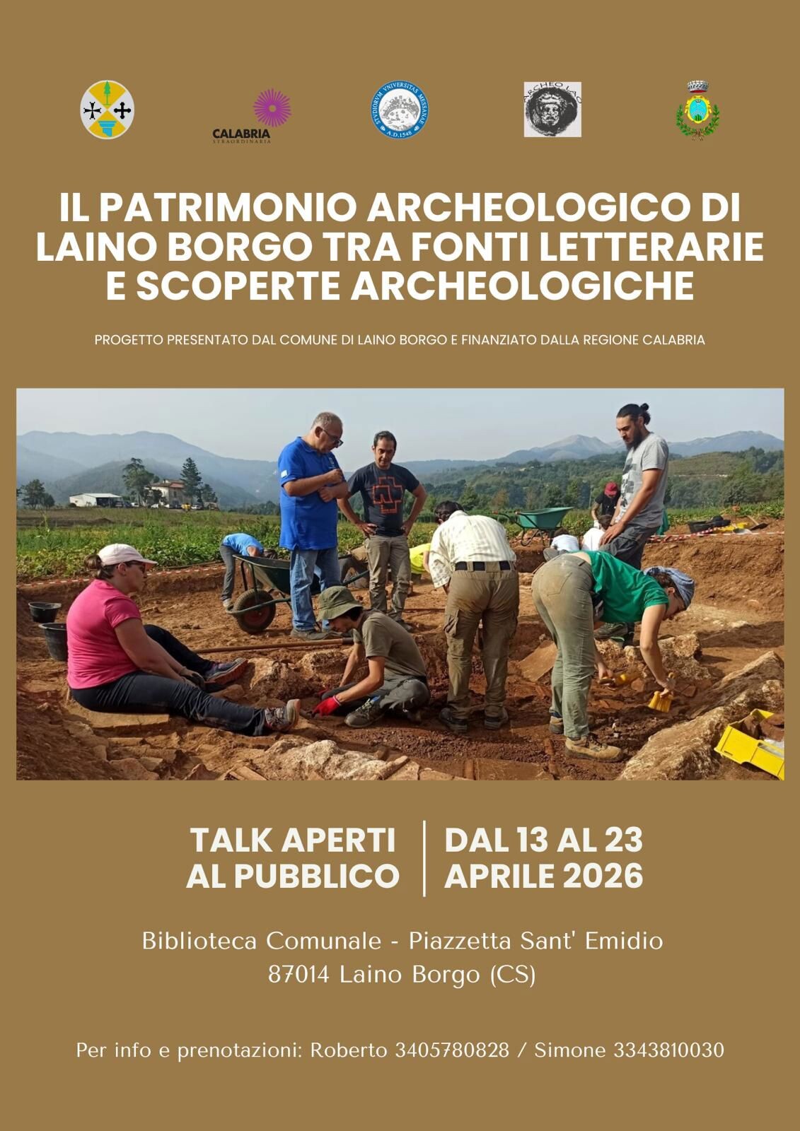Il patrimonio archeologico di Laino Borgo raccontato a scuole e territorio in 5 talk aperti images Il patrimonio archeologico di Laino Borgo raccontato a scuole e territorio in 5 talk aperti