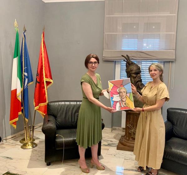 images Roma. Rafforzato il sodalizio tra Caraffa e l'Ambasciata d'Albania, apprezzate le attività a tutela della cultura arbëreshë  