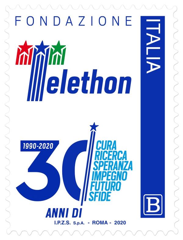 Poste italiane emette un francobollo per il 30° anniversario di attività della fondazione “Telethon”
images Poste italiane emette un francobollo per il 30° anniversario di attività della fondazione “Telethon”