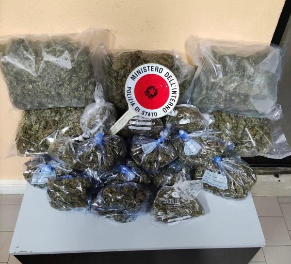 Sorpreso con quasi quattro chili di marijuana: la Polizia arresta un 59enne di Crotone percettore del reddito di cittadinanza images Sorpreso con quasi quattro chili di marijuana: la Polizia arresta un 59enne di Crotone percettore del reddito di cittadinanza