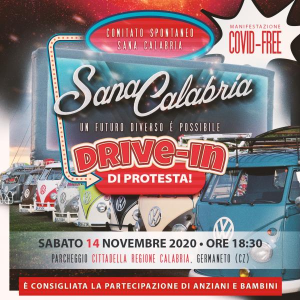 images Oggi alle 18,30 davanti alla Cittadella drive- in di protesta promosso dal Comitato spontaneo "Sana Calabria" 