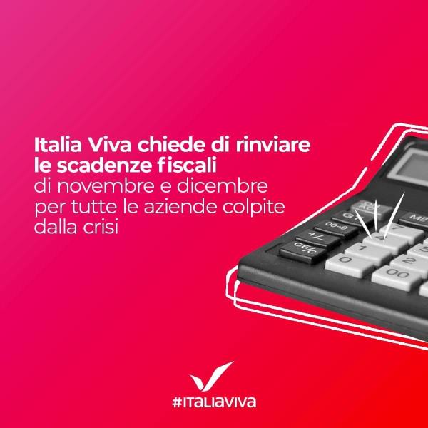 images Caracciolo (Italia Viva) chiede di rinviare le scadenze fiscali di novembre e dicembre di tutte le aziende colpite dalla crisi