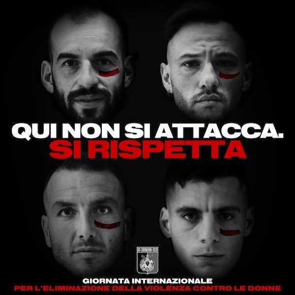 L'Us Catanzaro 1929 contro la violenza sulle donne: "Qui non si attacca si rispetta" images L'Us Catanzaro 1929 contro la violenza sulle donne: "Qui non si attacca si rispetta"