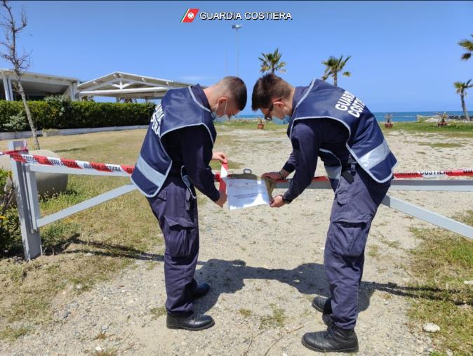 images Corigliano-Rossano. Sequestrato uno stabilimento balneare 