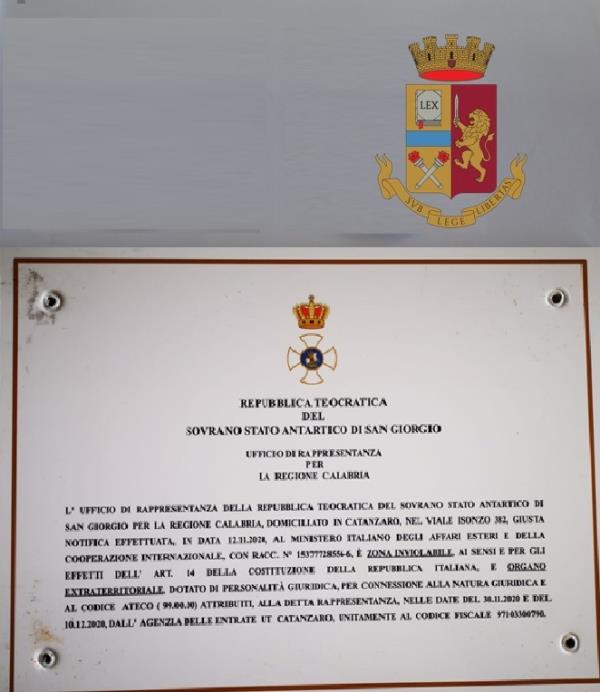 images Catanzaro. Nel quartiere Corvo spunta un 'consolato' di uno Stato inesistente: nei locali trovata droga