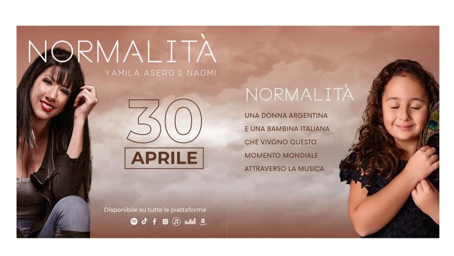 “Normalità”: online il primo singolo della cantante catanzarese Naomi Vigliarolo e della celebre  vocal coach argentina Yamila Asero images “Normalità”: online il primo singolo della cantante catanzarese Naomi Vigliarolo e della celebre  vocal coach argentina Yamila Asero