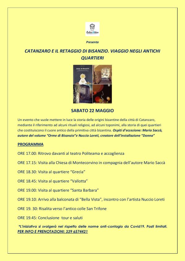 images Catanzaro. Passeggiando per riscoprire il passato antico della città con CulturAttiva