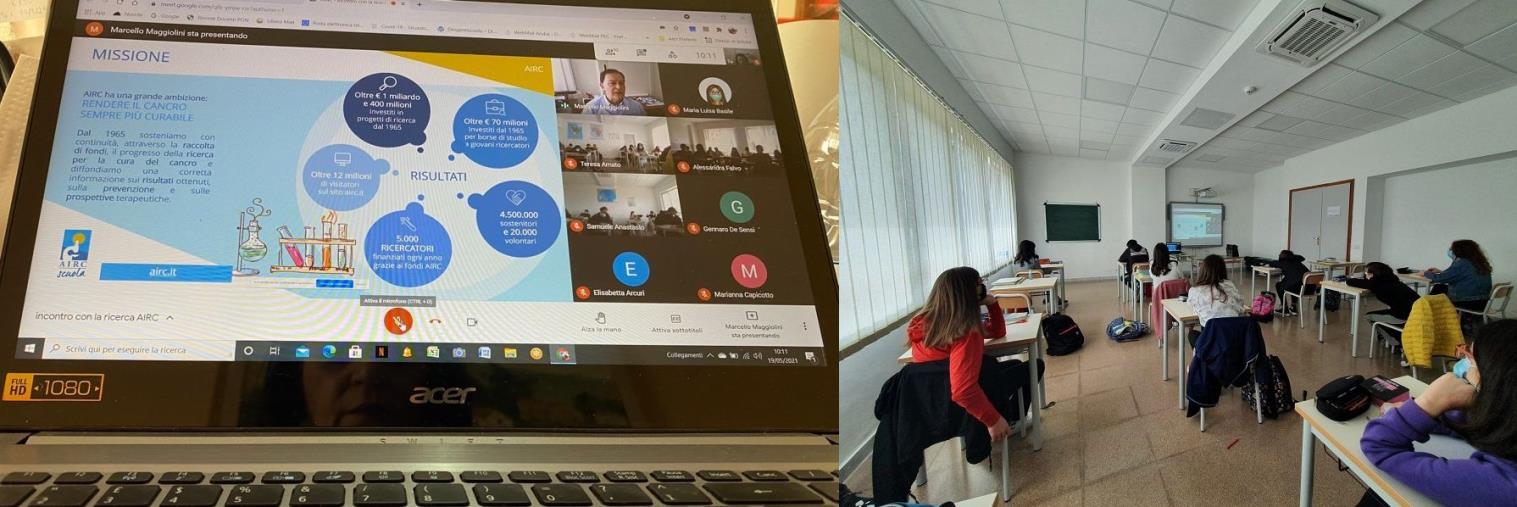 images La prevenzione comincia tra i banchi: al Comprensivo di Tiriolo con l’Airc per la cultura del benessere

