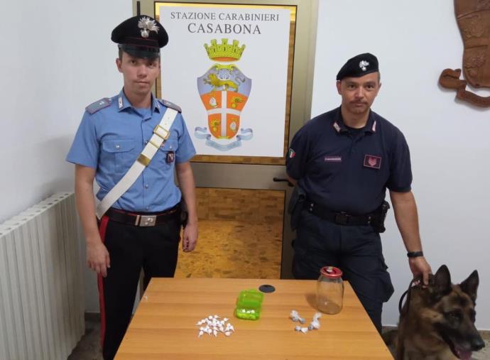 Casabona. Via vai sospetto in una casa e il fiuto di "Hero" non tradisce: 61enne arrestato per possesso di droga images Casabona. Via vai sospetto in una casa e il fiuto di "Hero" non tradisce: 61enne arrestato per possesso di droga