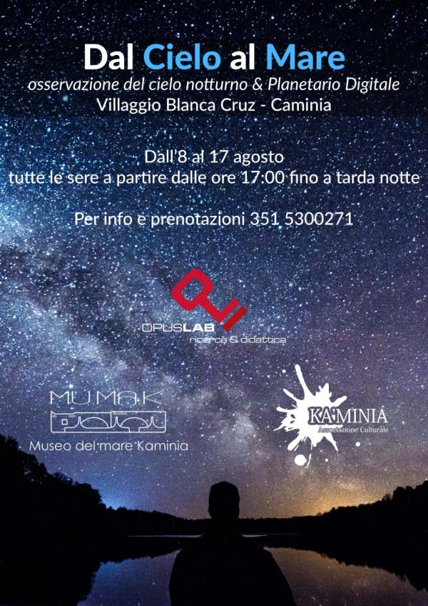 Stalettì. Al Mu.Ma.K il cielo incontra il mare: Dall’8 al 17 agosto un planetario digitale permetterà l’osservazione dei corpi celesti images Stalettì. Al Mu.Ma.K il cielo incontra il mare: Dall’8 al 17 agosto un planetario digitale permetterà l’osservazione dei corpi celesti