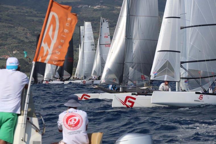 images Gizzeria. Concluso il Campionato italiano assoluto di Formula 18 catamarani: in testa Elia Mazzuchi e Jacopo Lisignoli