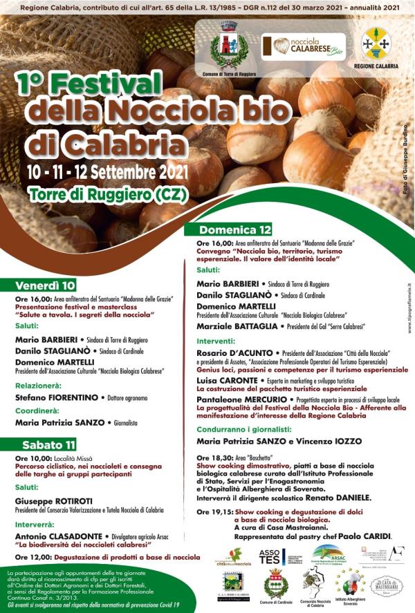Torre di Ruggiero, domani il via al 1° Festival della Nocciola Bio di Calabria images Torre di Ruggiero, domani il via al 1° Festival della Nocciola Bio di Calabria