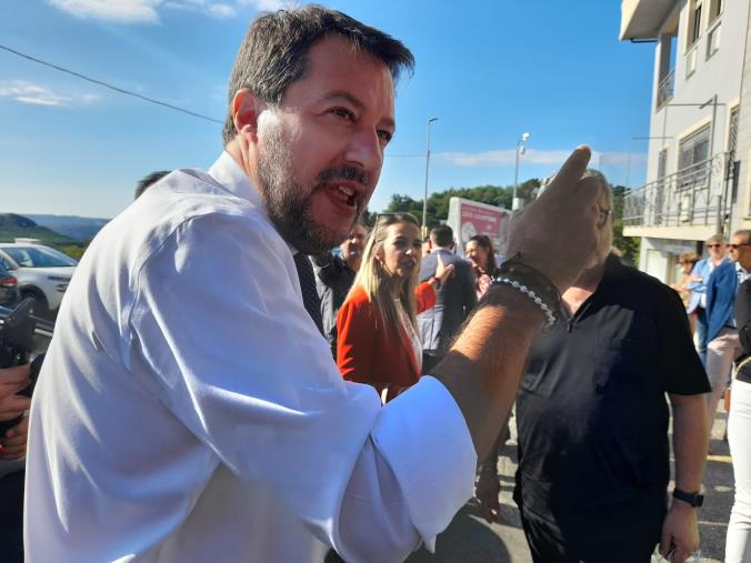 images Regionali. Salvini a Caraffa: "Stop al commissariamento e investimenti per le infrastrutture"