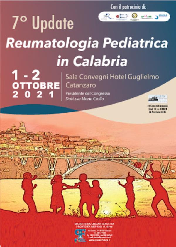 Settimo convegno di Reumatologia Pediatrica in Calabria: domani e sabato a Catanzaro images Settimo convegno di Reumatologia Pediatrica in Calabria: domani e sabato a Catanzaro