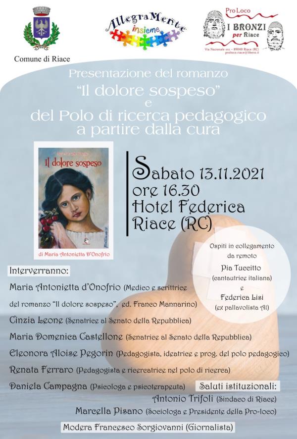 “Polo di ricerca pedagogica a partire dalla cura, il primo in Italia”. A Riace il progetto già "promosso" dal Senato images “Polo di ricerca pedagogica a partire dalla cura, il primo in Italia”. A Riace il progetto già "promosso" dal Senato