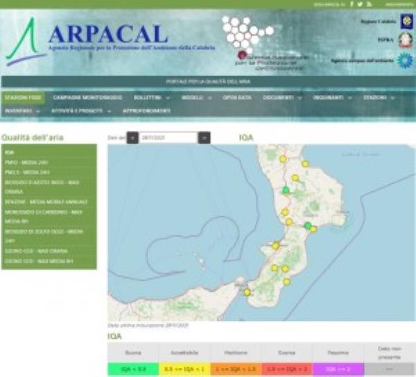 In Calabria la qualità dell’aria gode di buona salute: è online il Report regionale 2020 dell'Arpacal images In Calabria la qualità dell’aria gode di buona salute: è online il Report regionale 2020 dell'Arpacal