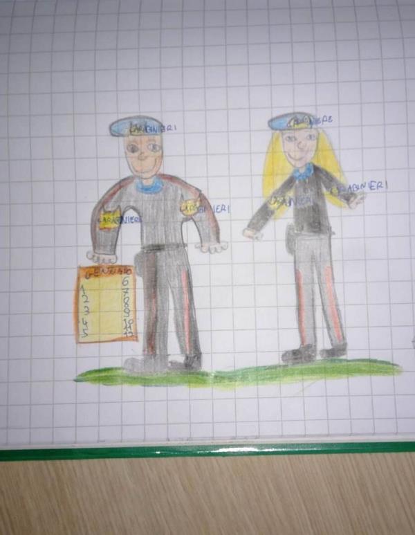 Palmi, i carabinieri tra i banchi di scuola: i "regali" dei bimbi all'Arma images Palmi, i carabinieri tra i banchi di scuola: i "regali" dei bimbi all'Arma