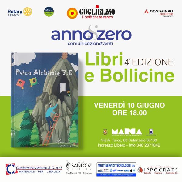 images Catanzaro, a "Libri & Bollicine" Mauro Notarangelo presenta "Psico Alchimie 7.0"