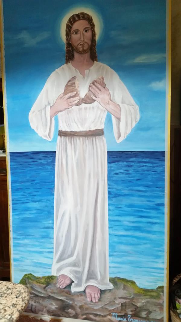 Maria Tropiano, l'artista del silenzio: i suoi dipinti arricchiscono la chiesa di Montauro con policromie da favola images Maria Tropiano, l'artista del silenzio: i suoi dipinti arricchiscono la chiesa di Montauro con policromie da favola