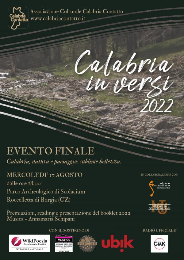 "Calabria in versi", il 17 agosto a Scolacium l'evento finale della IV edizione del Concorso Letterario  images "Calabria in versi", il 17 agosto a Scolacium l'evento finale della IV edizione del Concorso Letterario