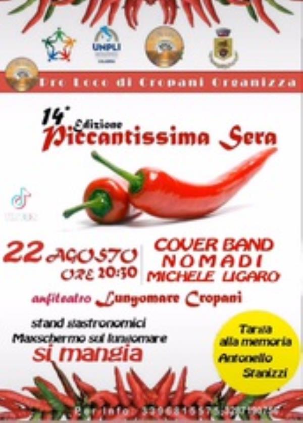 Cropani, lunedì 22 agosto la 'Piccantissima serata' images Cropani, lunedì 22 agosto la 'Piccantissima serata'