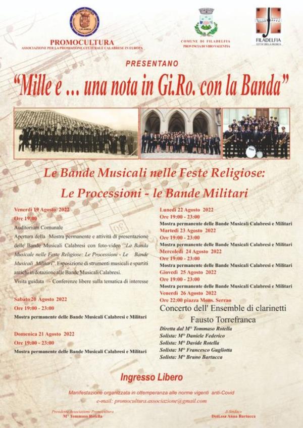 "Mille e una nota….." Filadelfia ospita una mostra musicale images "Mille e una nota….." Filadelfia ospita una mostra musicale