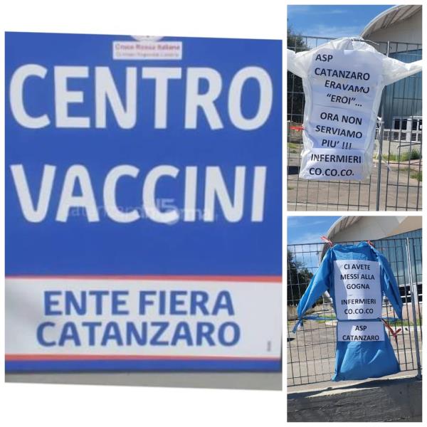 images A Catanzaro la protesta degli infermieri co.co.co, Rotundo (Fare per Catanzaro): "Usati e gettati via" 