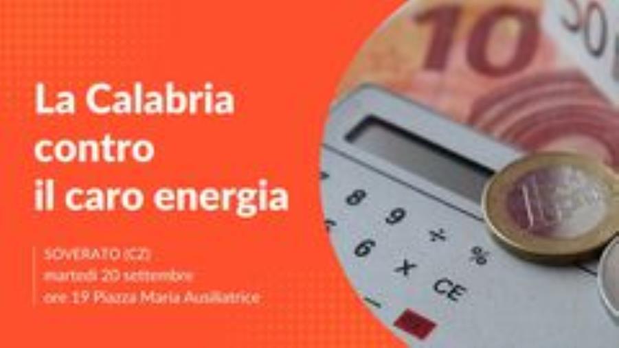 images Caro bollette, martedì 20 settembre la manifestazione in piazza a Soverato