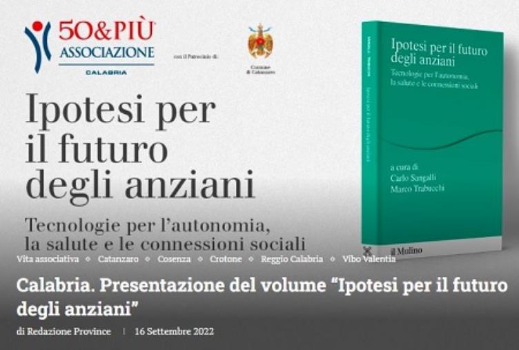 images Catanzaro, alla Camera di Commercio la presentazione del libro "Ipotesi per il futuro degli anziani"