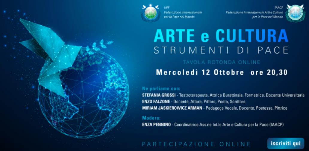 images “Arte e cultura strumenti di pace”: la tavola rotonda online promossa da IAACP 