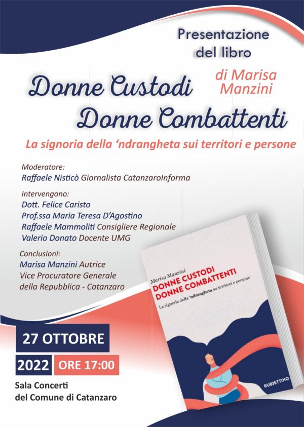 images Catanzaro, domani al Comune la presentazione del libro del magistrato Manzini 