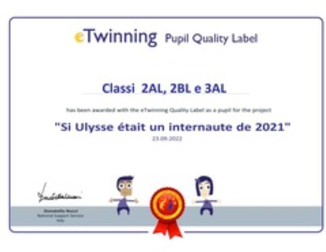 images Progetto ETwinning svolto dall'Istituto De Nobili di Catanzaro premiato dal Quality Label 