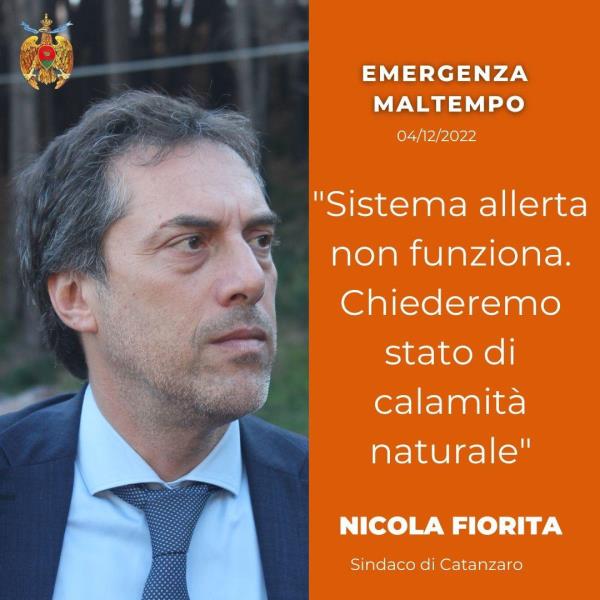 Maltempo a Catanzaro, Fiorita chiede lo stato di calamità naturale images Maltempo a Catanzaro, Fiorita chiede lo stato di calamità naturale