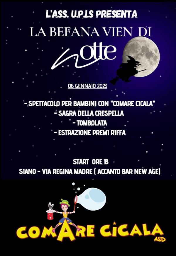 images Catanzaro, arriva la befana a Siano tra dolci, giochi e divertimento