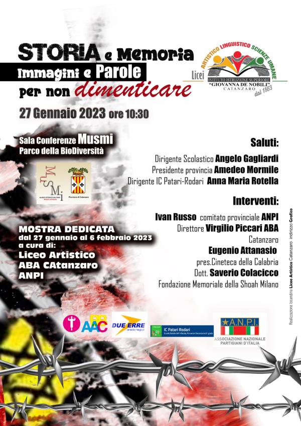 images Giornata della memoria a Catanzaro, al Musmi con l'istituto 'De Nobili' "per non dimenticare"