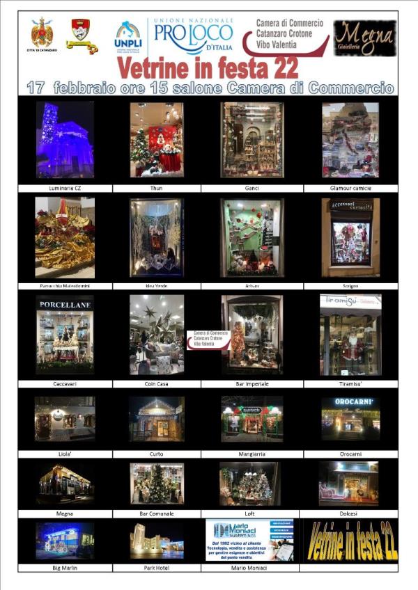 images Vetrine in Festa a Catanzaro, venerdì la premiazione alla Camera di Commercio