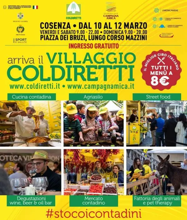 images Villaggio Coldiretti a Cosenza dal 10 marzo, attese oltre 200mila persone