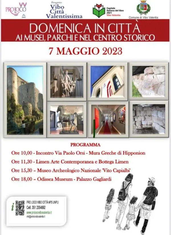 Torna la “Domenica in città” alla scoperta dei tesori di Vibo Valentia images Torna la “Domenica in città” alla scoperta dei tesori di Vibo Valentia