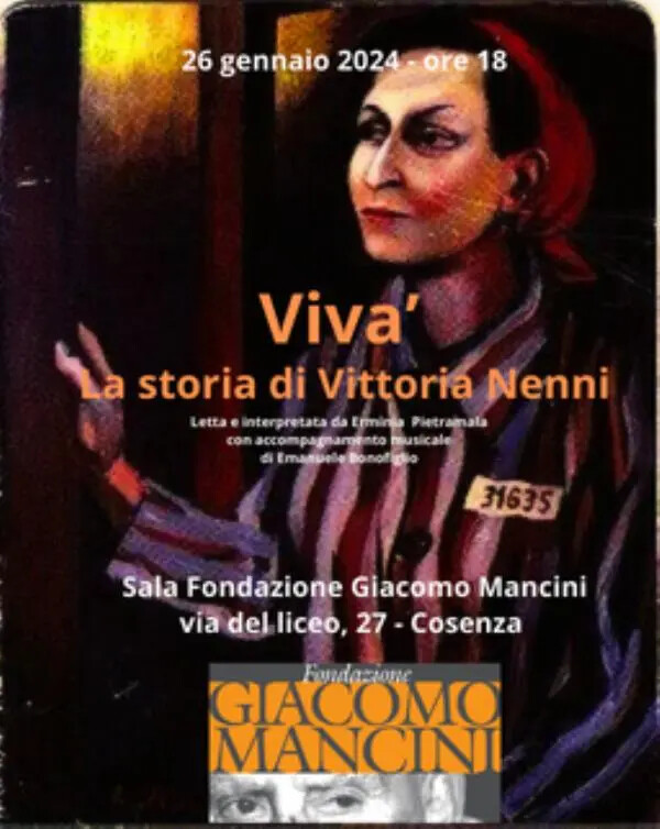 images Giorno della memoria, la Fondazione Giacomo Mancini ricorda la storia di Vittoria Nenni