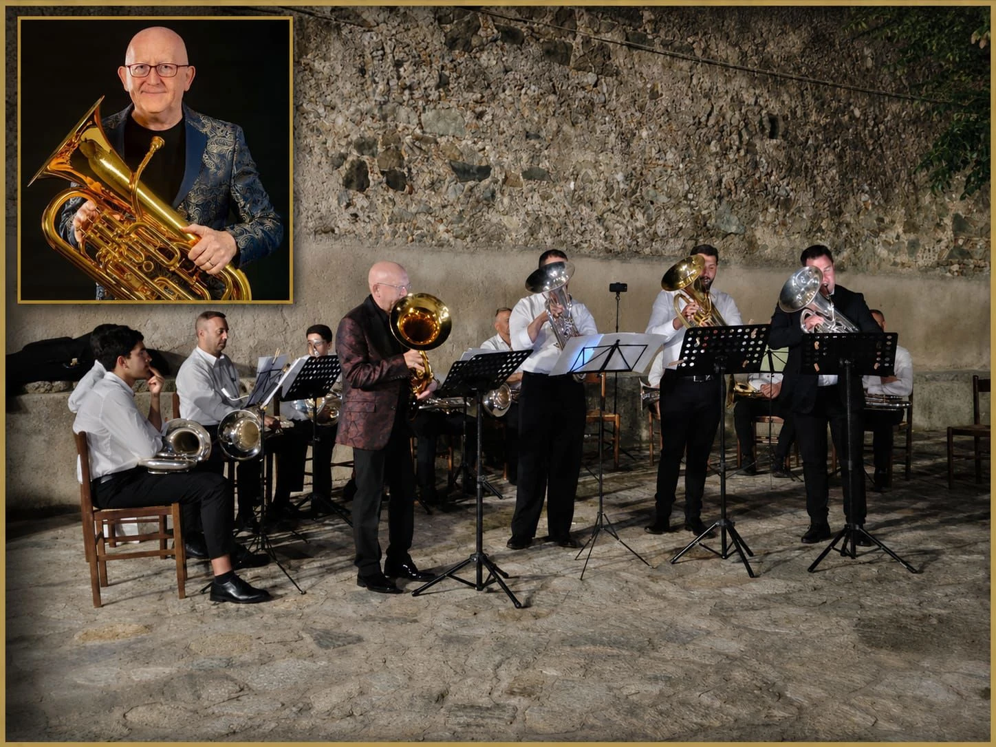 Montauro applaude Steven Mead: la leggenda mondiale dell'euphonium protagonista della Masterclass della Banda Cuccarini