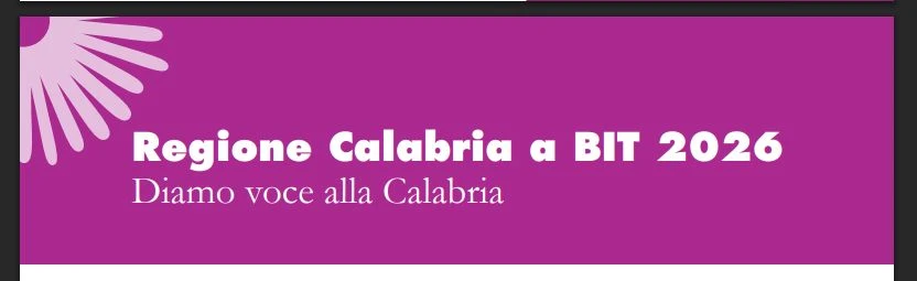 BIT 2026, la Calabria si racconta attraverso le persone: a Milano il format “Diamo voce alla Calabria”